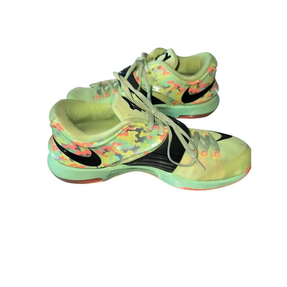 Nike Zoom Kevin Durant Size 8 Easter Vapor Lime Green 7VII Easter Sneaker - Picture 5 of 10